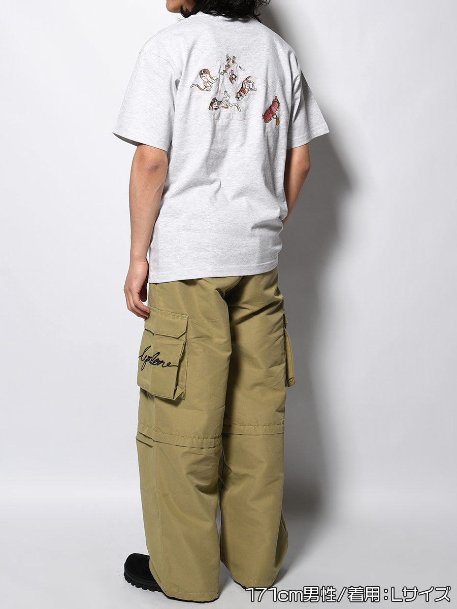 FREE DOG SS TEE -ASH-