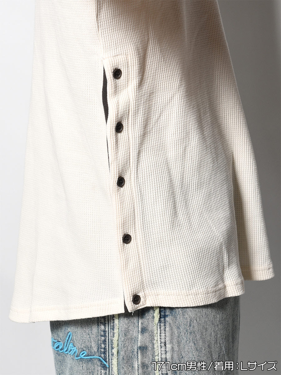 THERMAL RINGER LS TEE -IVORY-