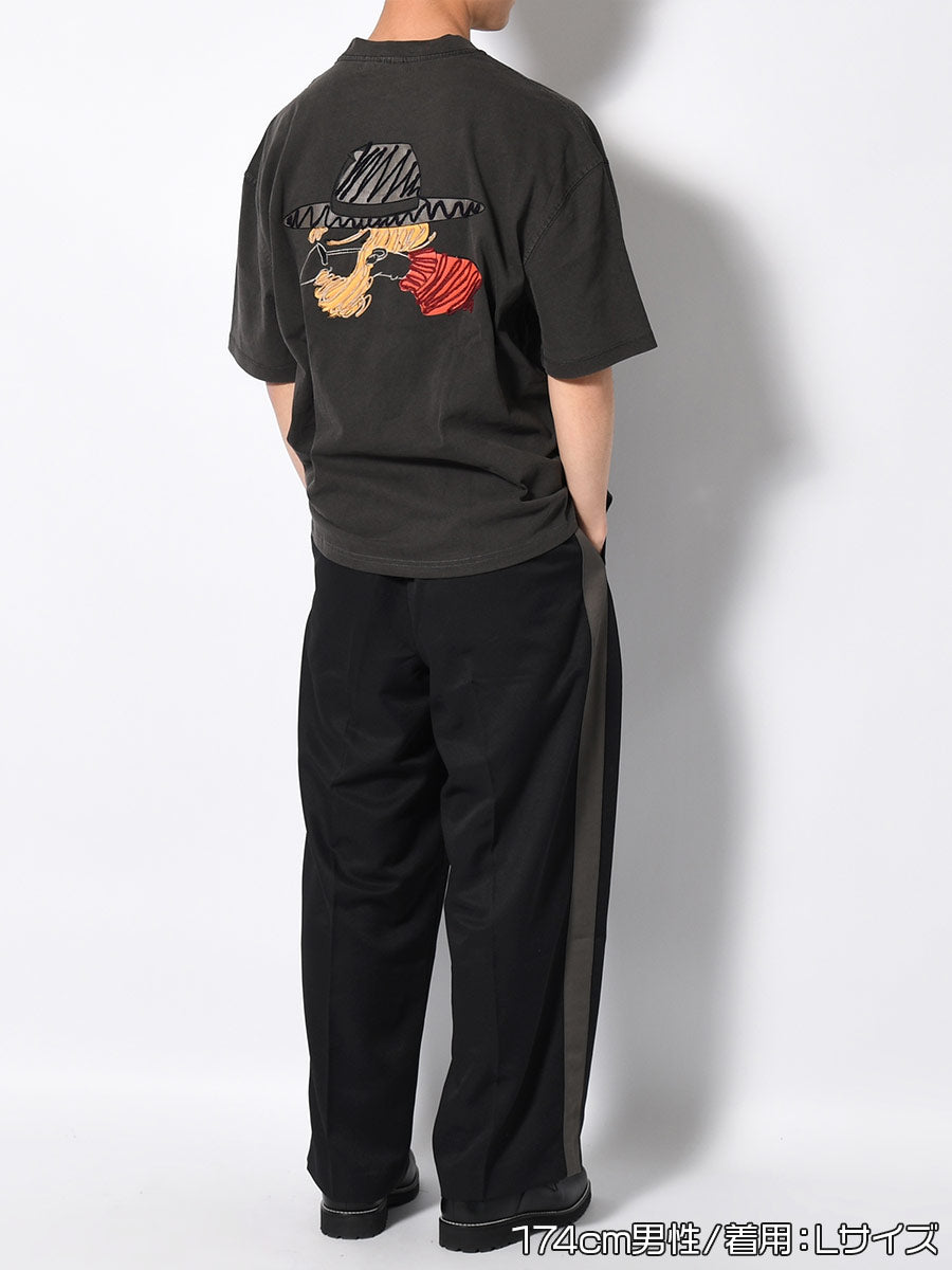 ICON PIGMENT S/S TEE -CHARCOAL-