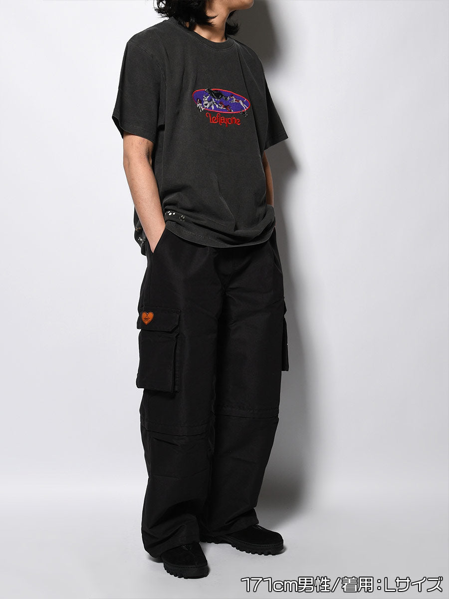 CARGO PANTS -BLACK-
