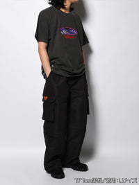 CARGO PANTS -BLACK-