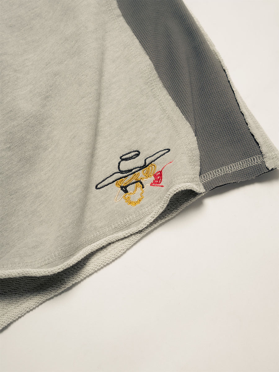 SWEAT SHORTS -HEATHER GREY-