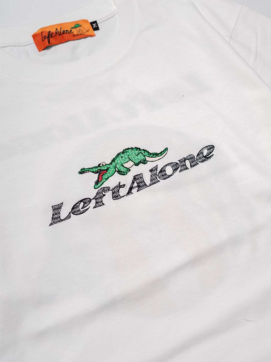 CROCO GIRL L/S TEE -WHITE-
