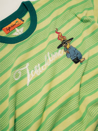 BORDER S/S TEE -GREEN-