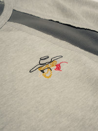 SWEAT S/S TEE -HEATHER GREY-