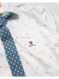 KNIT TIE LS SHIRT -PATTERN-