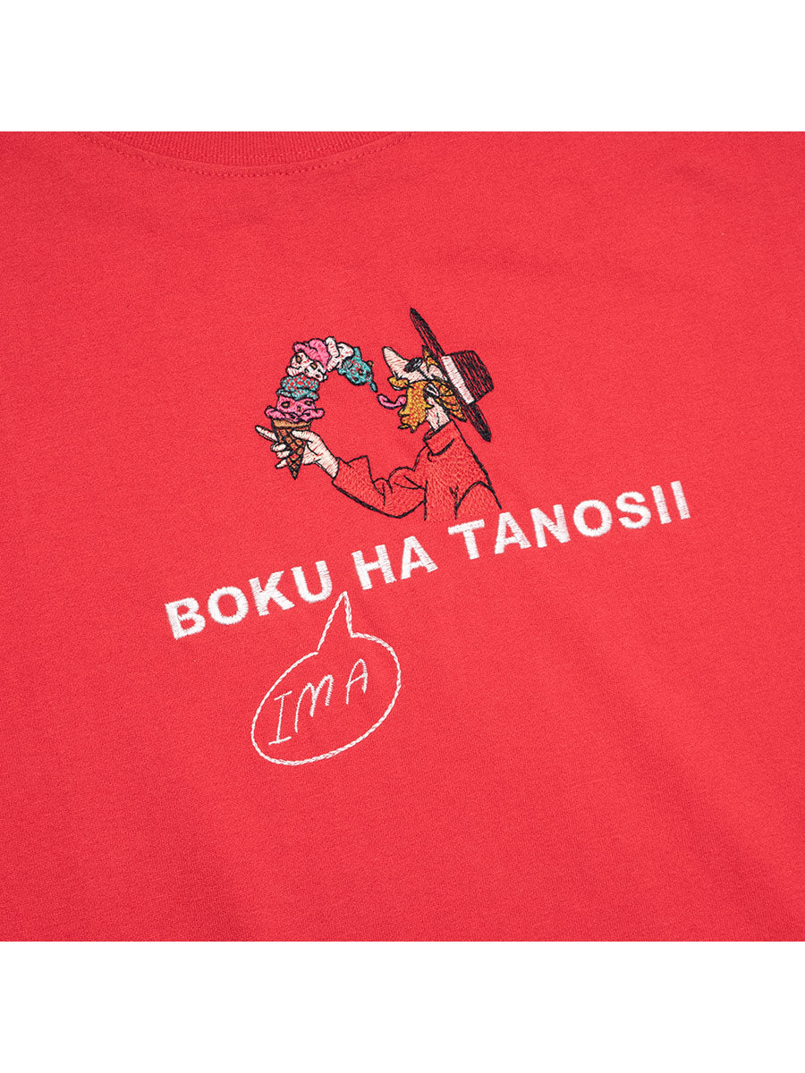 BOKUTANO ×　LA S/S TEE -RED-