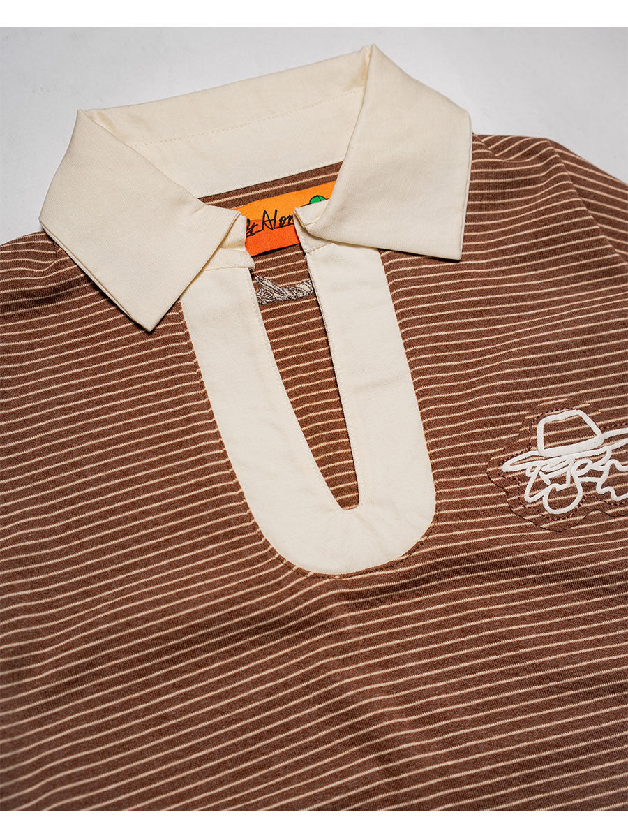 BORDER SS SKIPPER SH -BROWN-