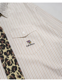 KNIT TIE LS SHIRT -STRIPE(IVORY)-