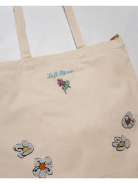 FLOWER 2WAY BAG -NATURAL-