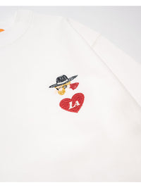 BROKEN HEART SWEAT -WHITE-