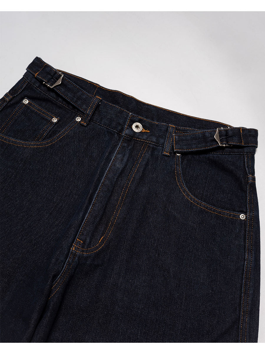 ONE WASH DENIM PANTS -INDIGO-