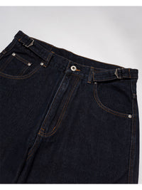 ONE WASH DENIM PANTS -INDIGO-