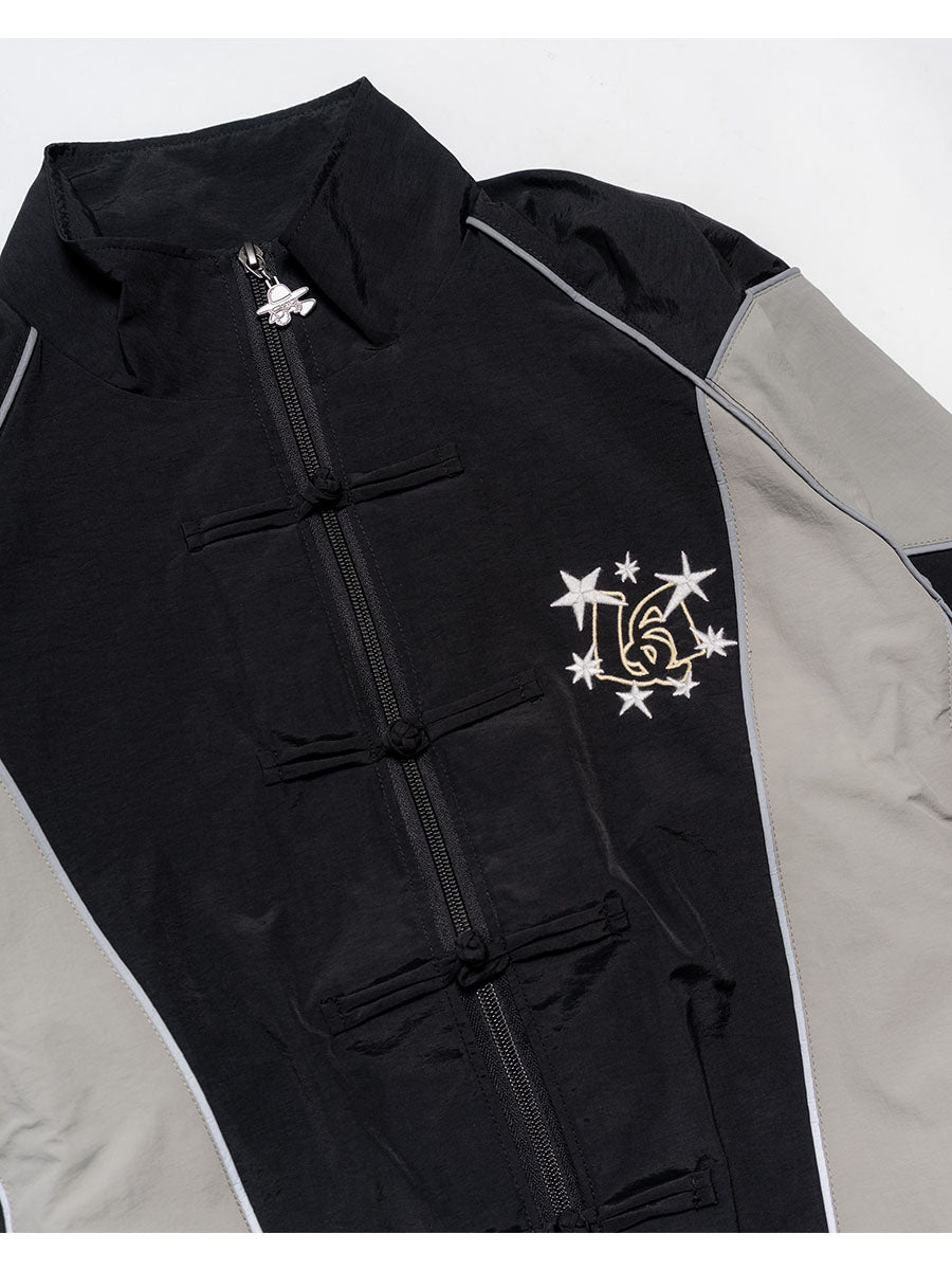 NYLON TRACK JKT -BLACK-