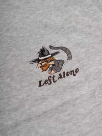 KNIT POLO -GREY-