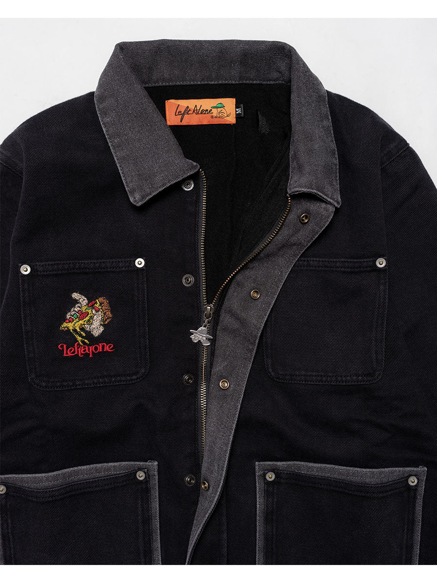 COVERALL JKT -BLACK-