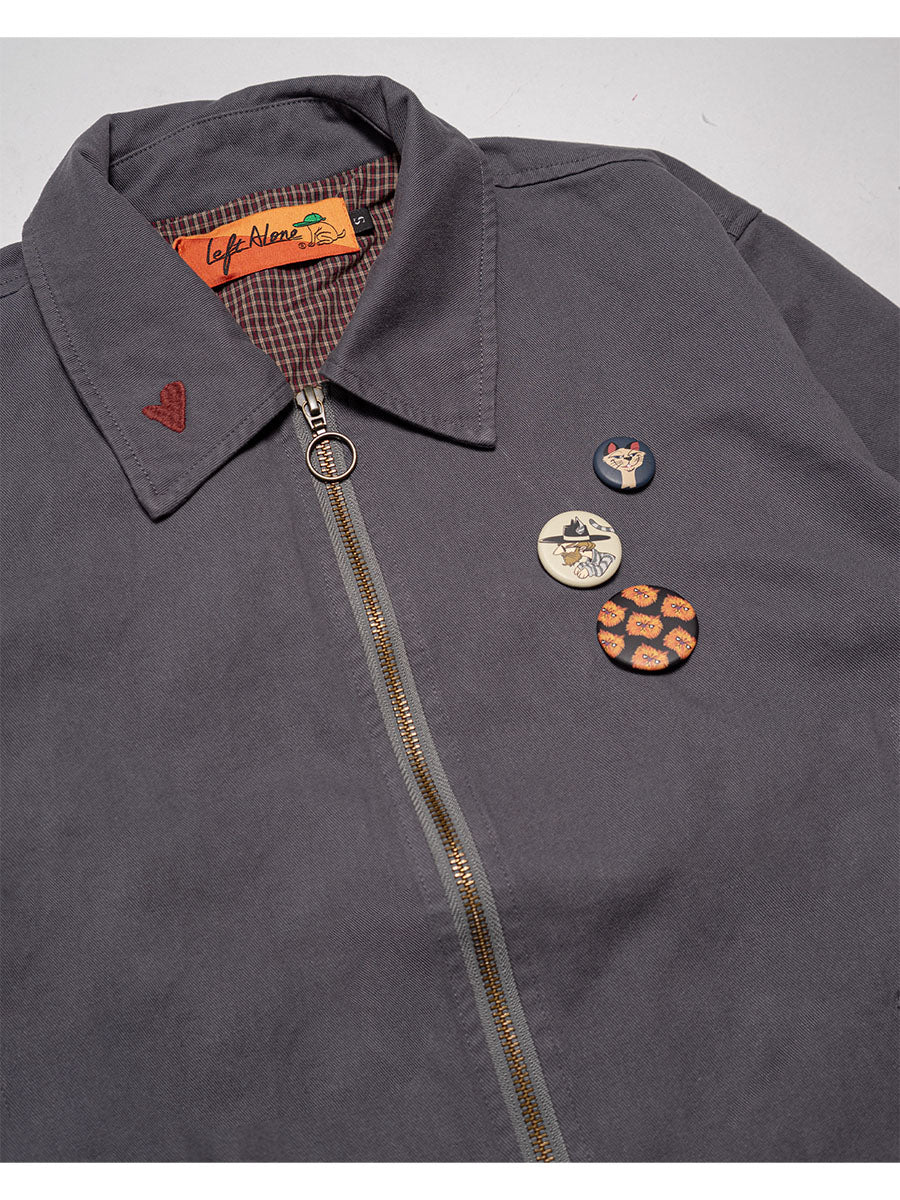 BLOUSON -GREY-