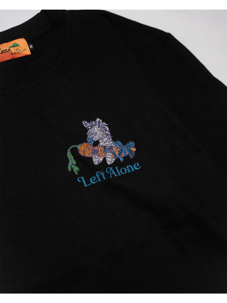 FAVORITE ZEBRA LS TEE -BLACK-