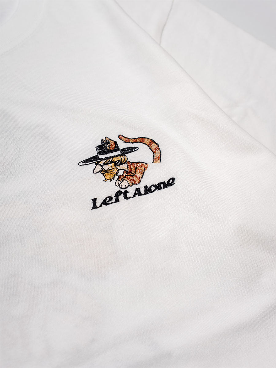 ICON CAT L/S TEE -WHITE-