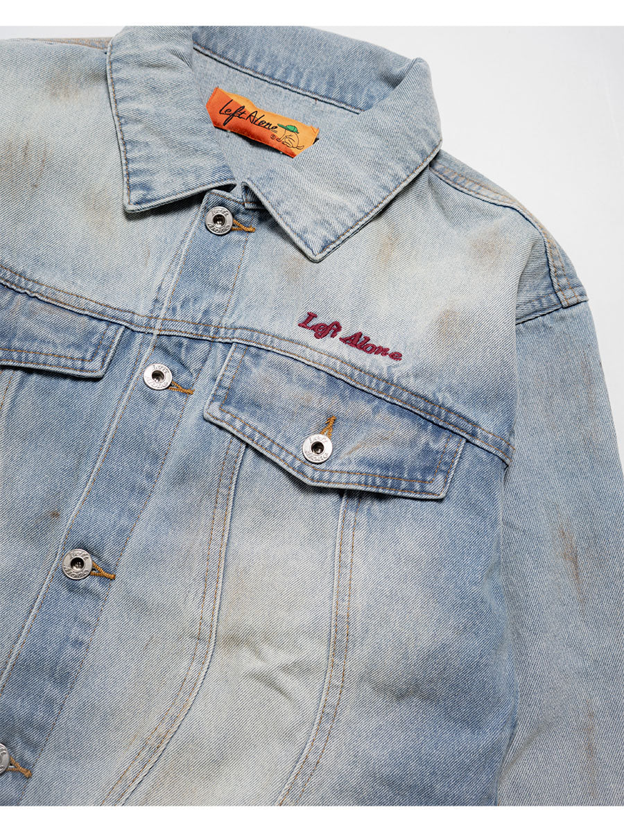 RAW WAVE DENIM JKT -L.INDIGO-