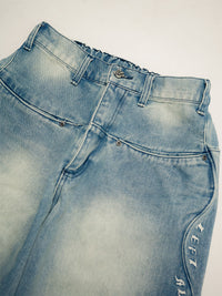 WAVE DENIM PANTS -INDIGO-