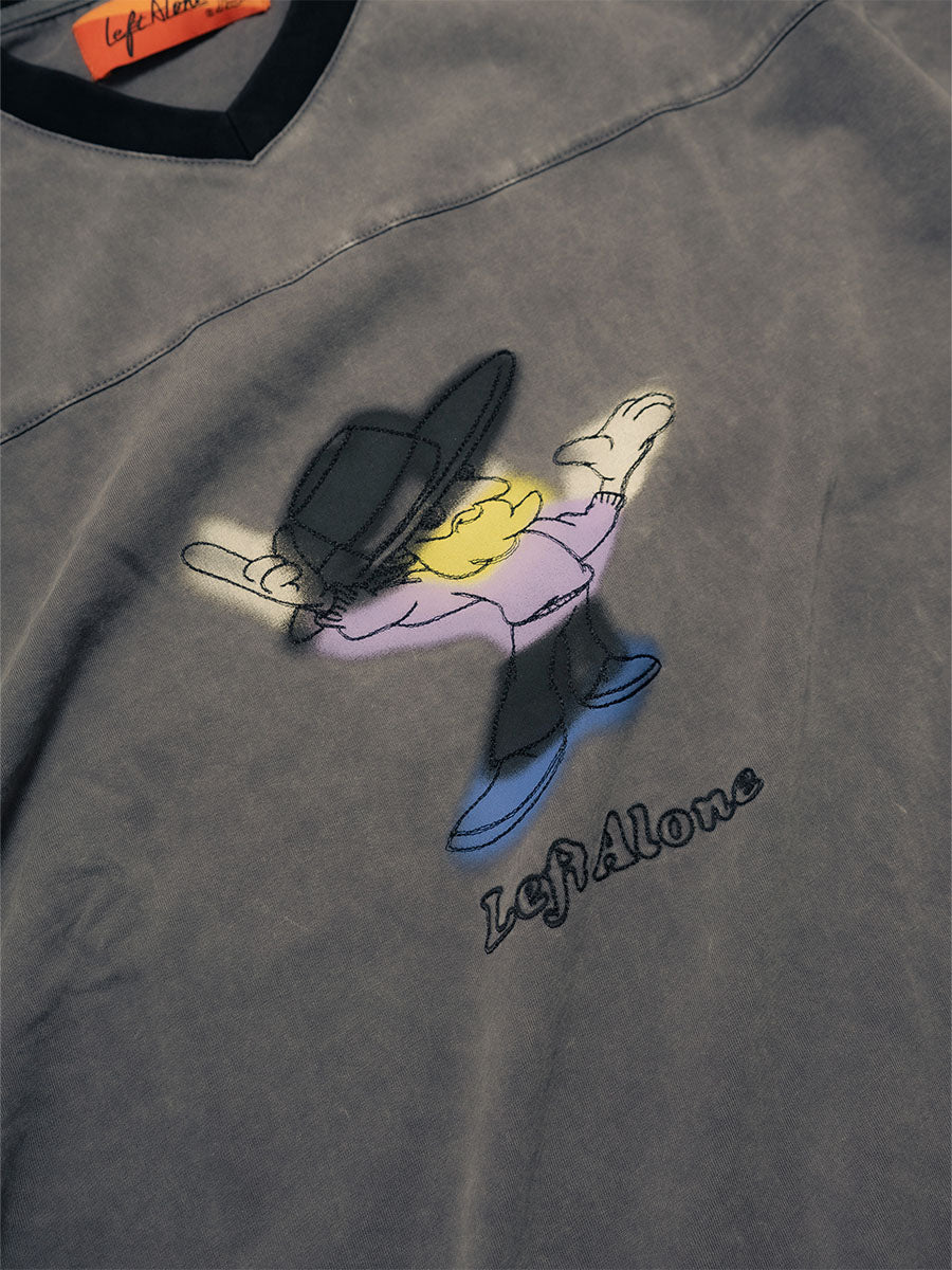 HOCKEY S/S TEE -GREY-