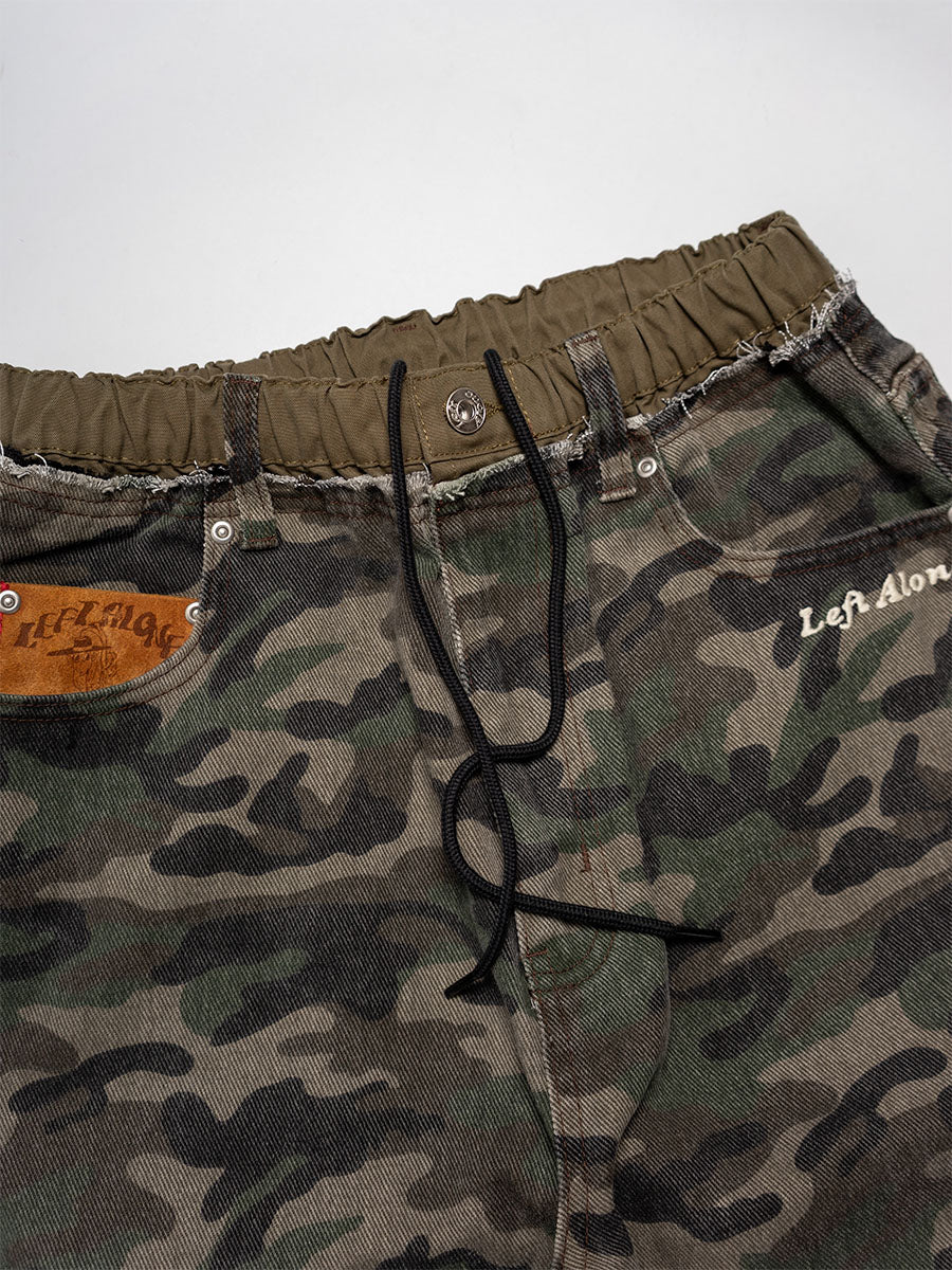 CHANGE DENIM PANTS -CAMO-