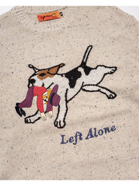 DOG KNIT -IVORY-