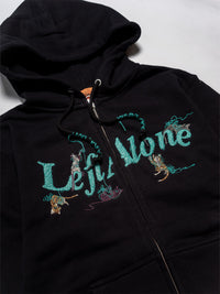 CAT ZIP PARKA -BLACK-