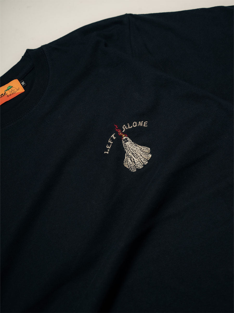 GHOST S/S TEE -BLACK-