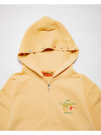 STUDS ICON ZIP PARKA -YELLOW-