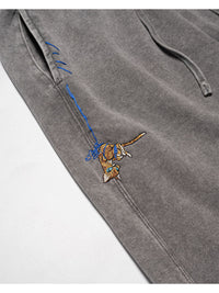 CAT SWEAT PANTS -GREY-