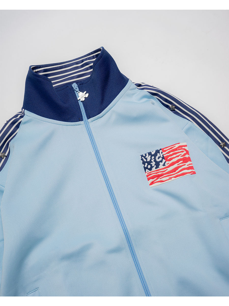 ZEBPARD TRACK JKT -LIGHT BLUE-