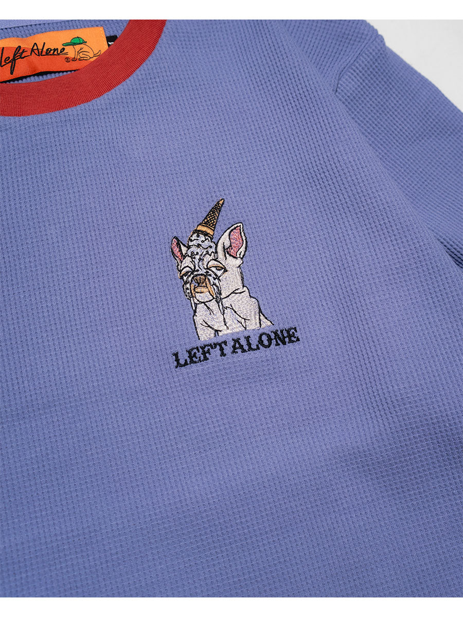 THERMAL RINGER LS TEE -BLUE-