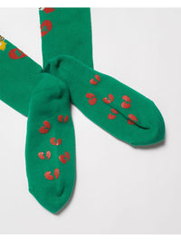 HEART SOCKS -GREEN-