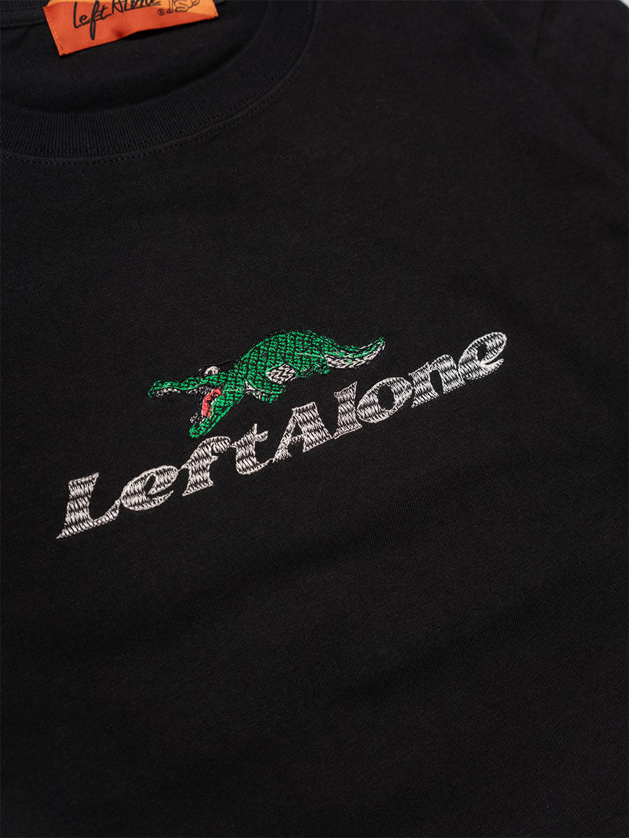CROCO GIRL L/S TEE -BLACK-