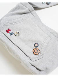SHOULDER BAG -GREY-