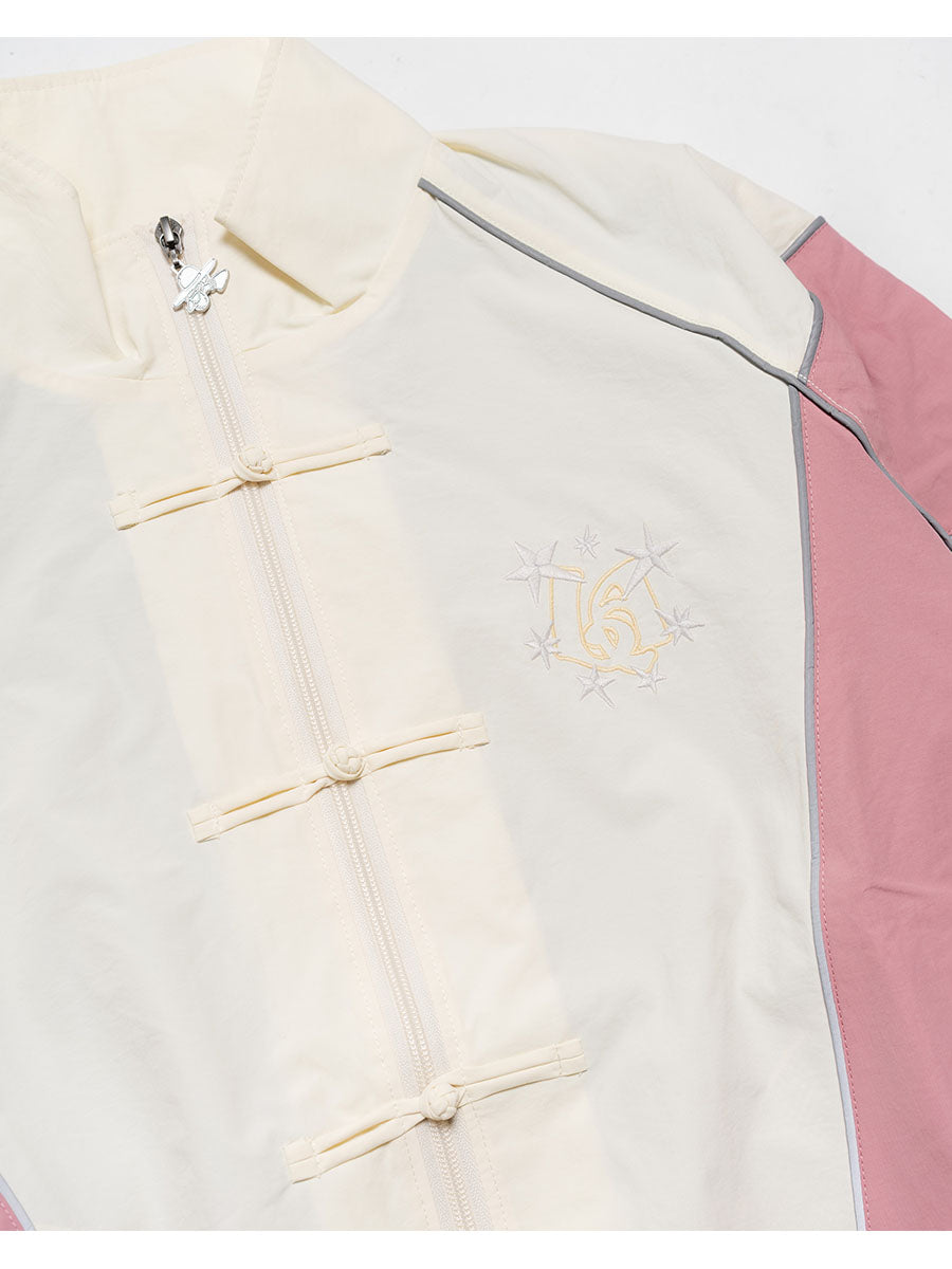 NYLON TRACK JKT -IVORY-
