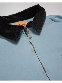 HALF ZIP SWEAT -LIGHT BLUE-