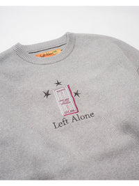 CREW KNIT -GREY-