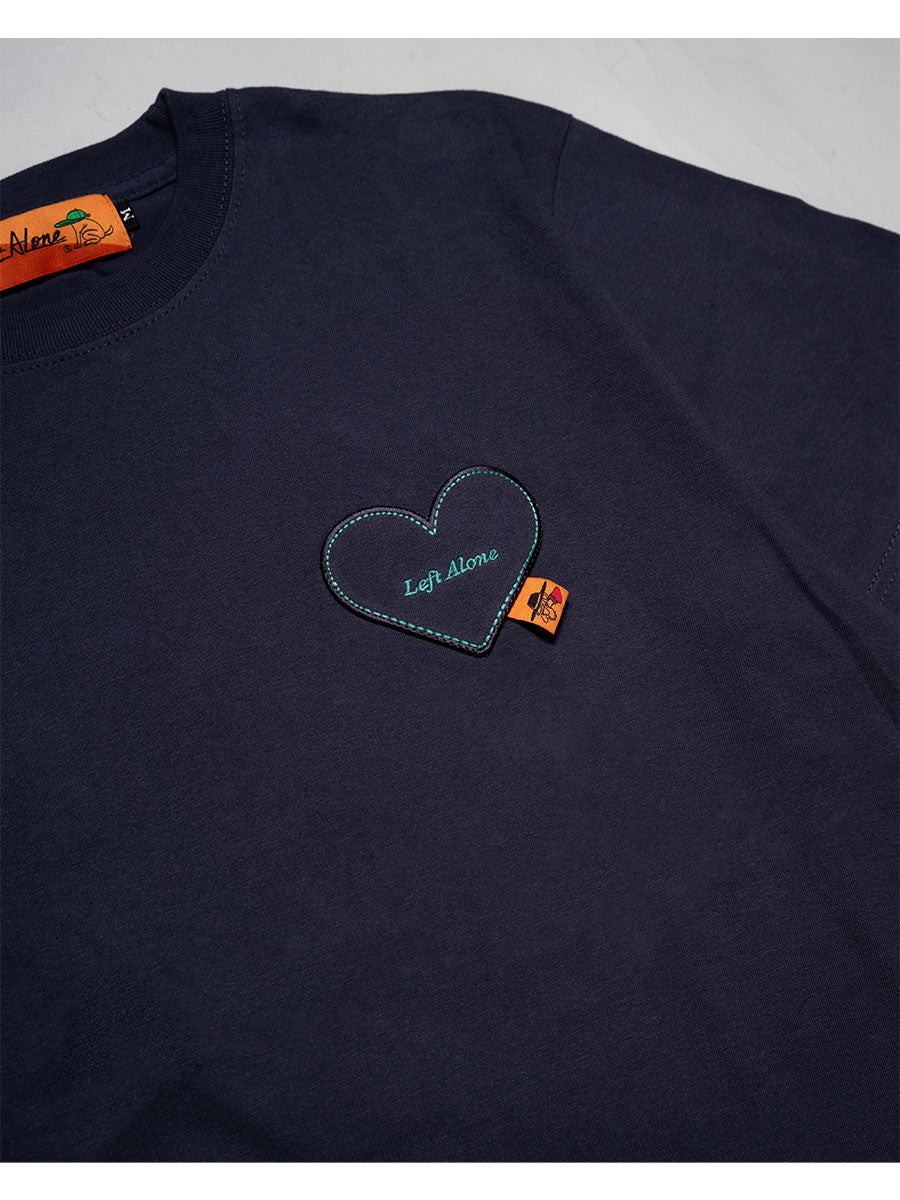HEART POCKET TEE -PURPLE-