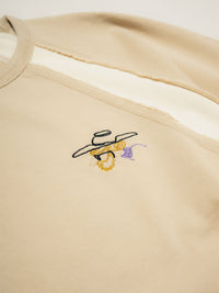 SWEAT S/S TEE -BEIGE-