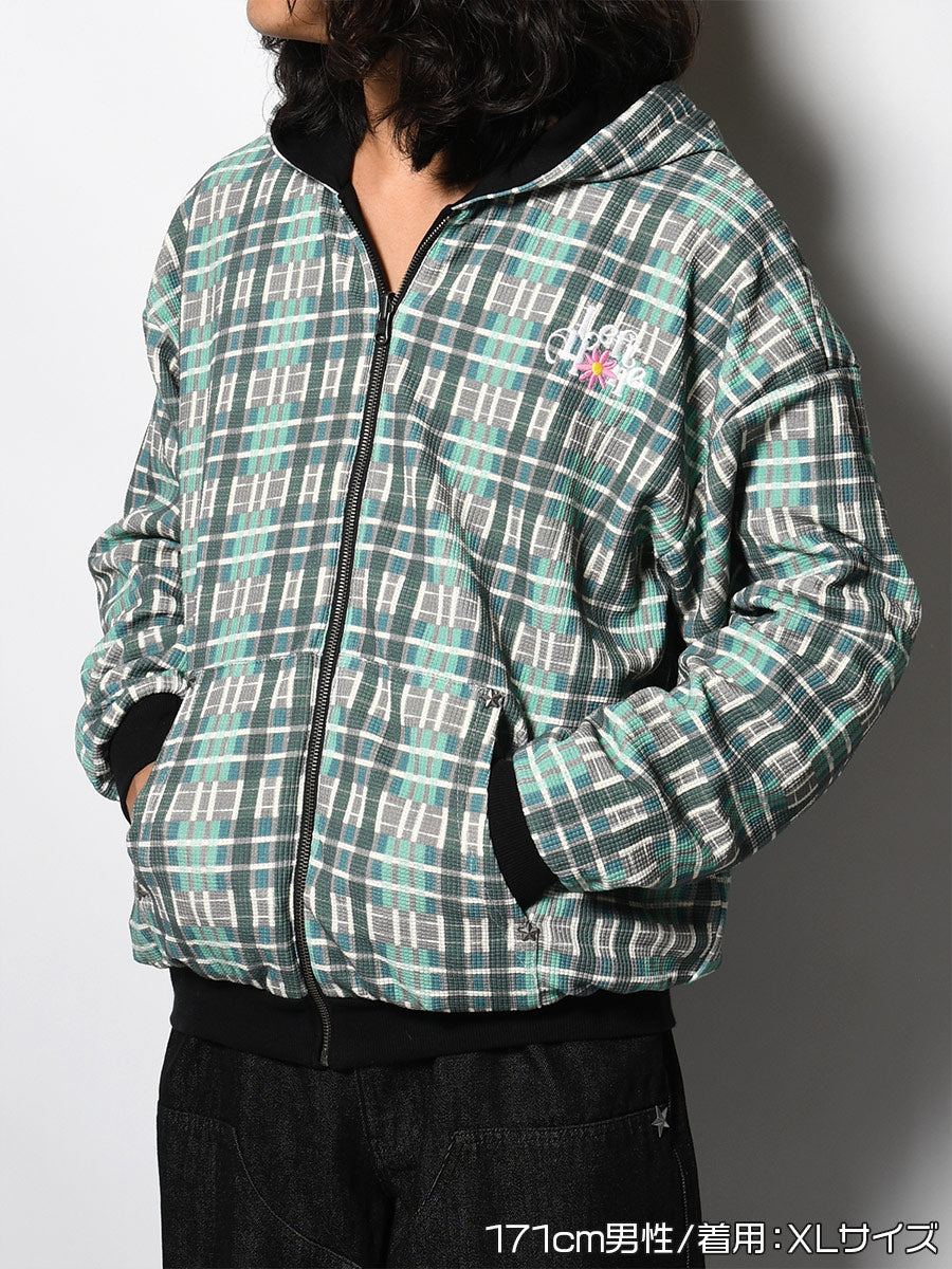 REVERSIBLE HOODIE -BLACK-