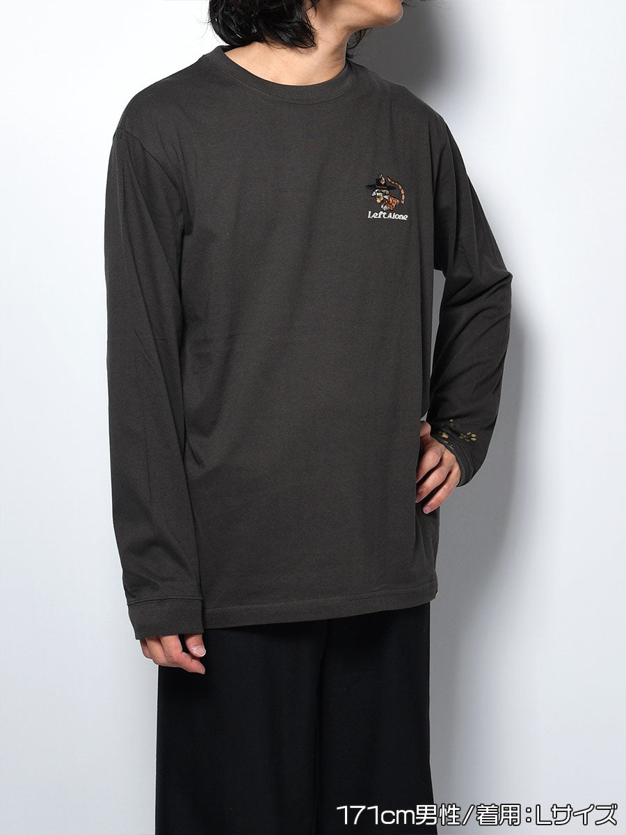 ICON CAT L/S TEE -SUMI-