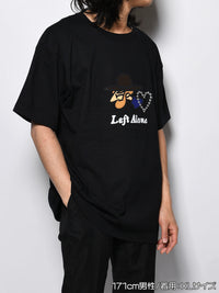 ICON FLOCKING SS TEE -BLACK-