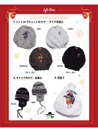 【KNIT(GREY)×KNIT CAP(BLACK)】GIFT SET