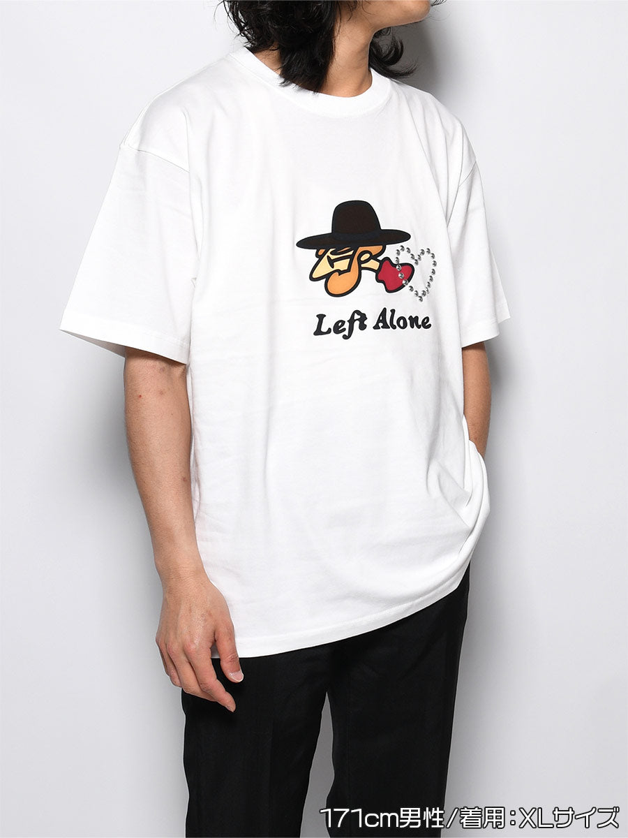 ICON FLOCKING SS TEE -WHITE-