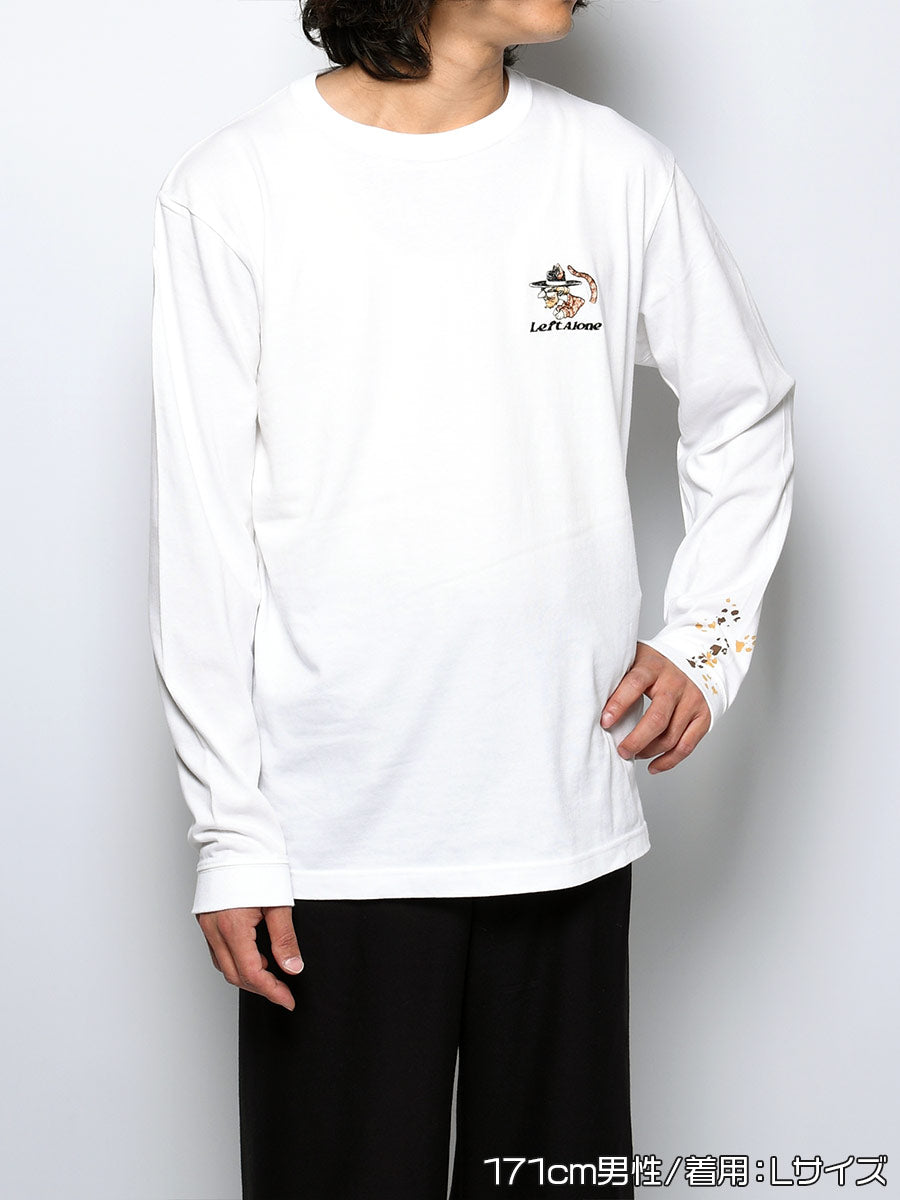 ICON CAT L/S TEE -WHITE-
