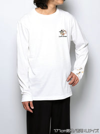 ICON CAT L/S TEE -WHITE-