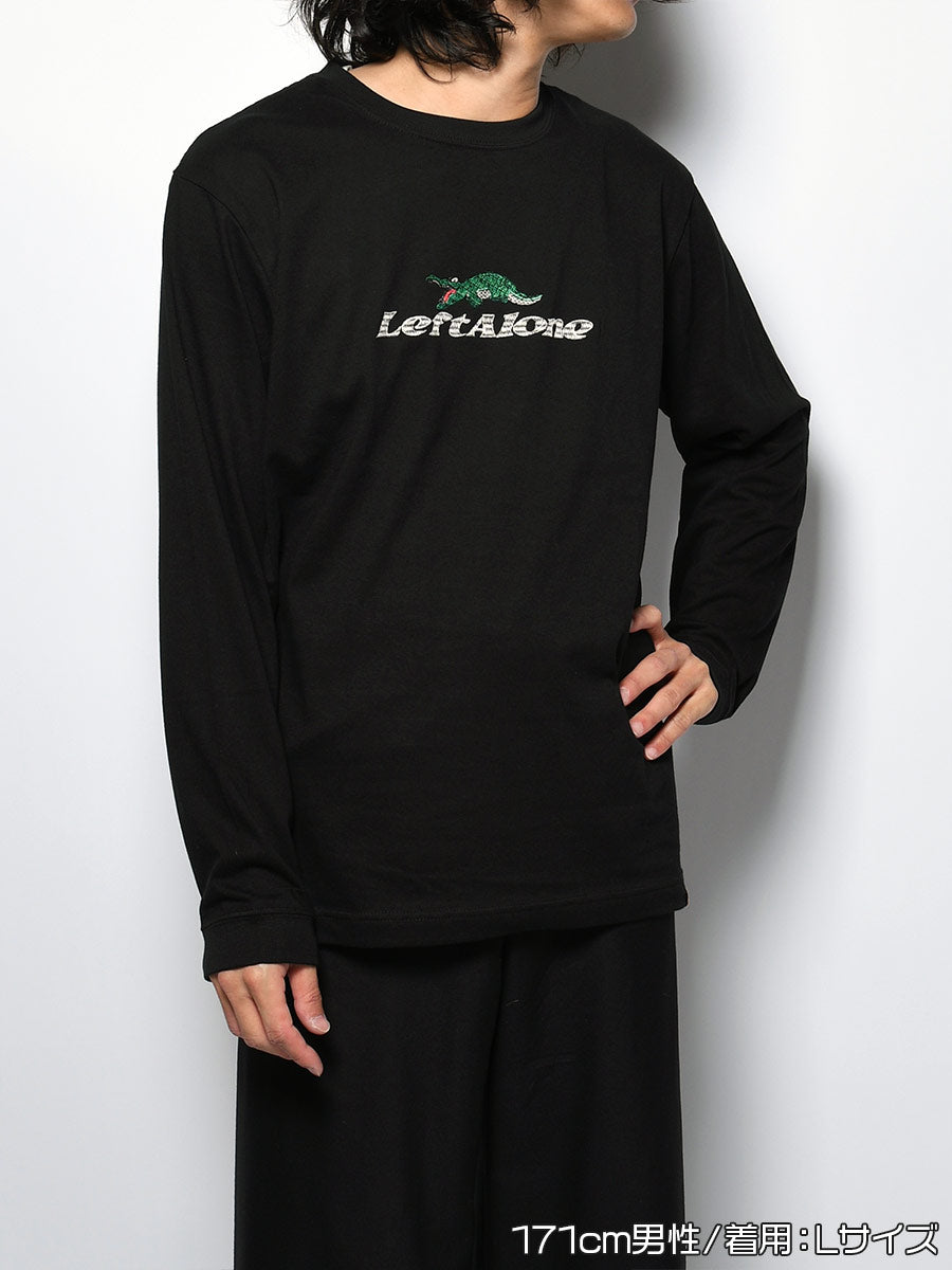 CROCO GIRL L/S TEE -BLACK-